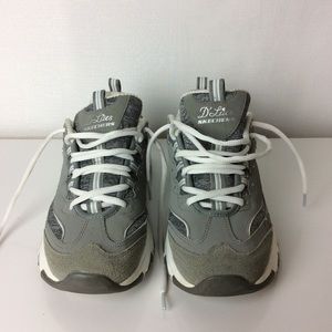 Skechers  women’s D’Lites memory foam.